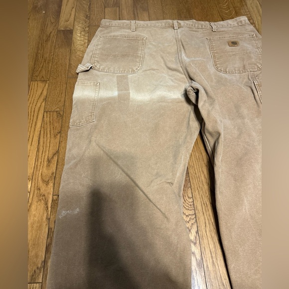 Vintage Carhartt Pants Mens 44x30 Brown Carpenter Workwear Made in USA 80s B11 - Picture 4 of 7